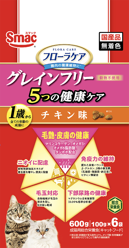 フローラケア　５つの健康ケア（皮膚被毛）チキン