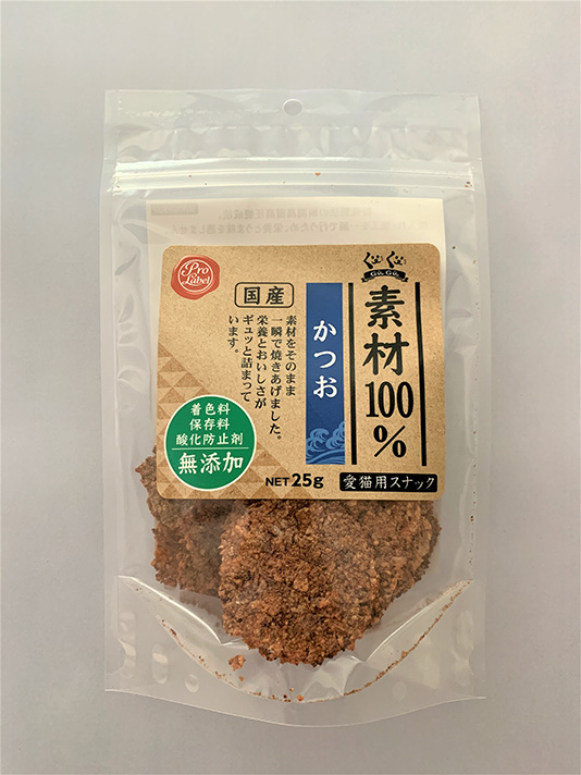 ぐーぐー 素材100% かつお25g