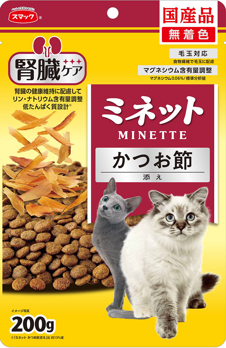 ミネット 腎臓ケア かつお添え 200g