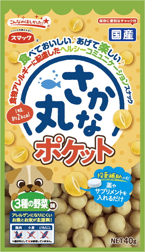 さかな丸 3種のやさい味 40g