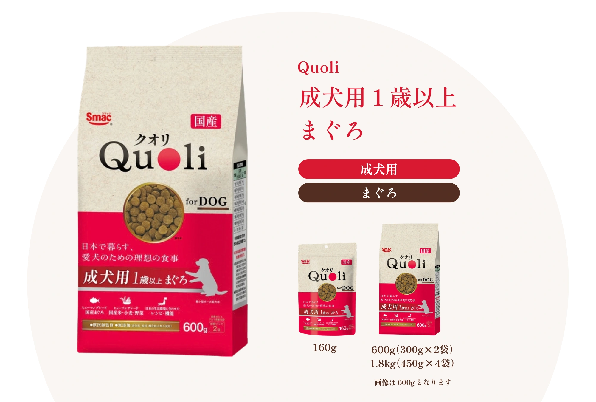 Quoli 成犬用 1歳以上 まぐろ